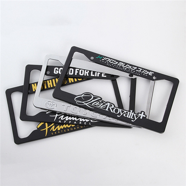 Classic decoration easy install car license number plate frame